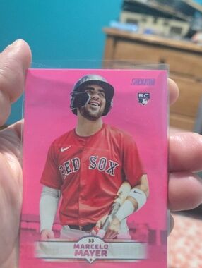 Topps Pink Red Sox Marcelo Mayer Rookie Card